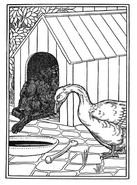 THE DOG AND THE GOOSE