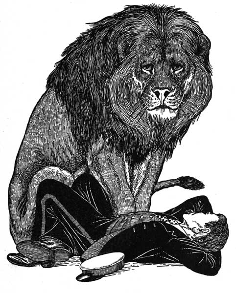 THE LION AND HIS KEEPER