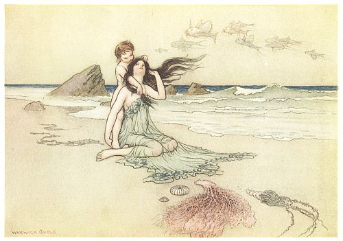 "Play by me, bathe in me, mother and child."—P. 32. "Play by me, bathe in me, mother and child."—P. 32.