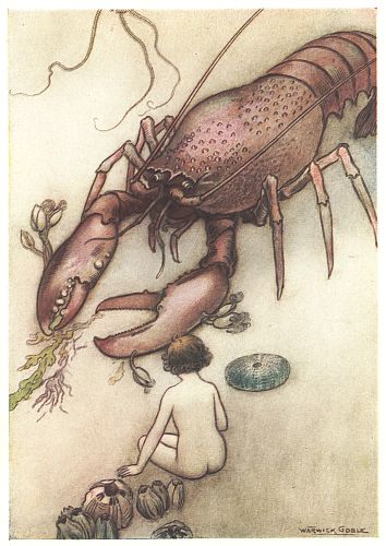 "Tom had never seen a lobster before."—P. 113. "Tom had never seen a lobster before."—P. 113.