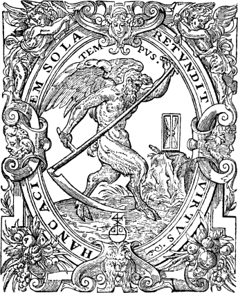 HANC ACIEM SOLA RETVNDIT VIRTVS TEMPVS. HANC ACIEM SOLA RETVNDIT VIRTVS TEMPVS.