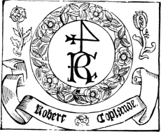 R C / Robert Coplande. R C / Robert Coplande.