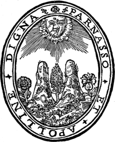 PARNASSO ET APOLLINE DIGNA PARNASSO ET APOLLINE DIGNA