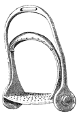 Fig. 22.—Latchford stirrup. Drawing of a stirrup.