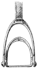 Fig. 23.—Scott’s stirrup. Drawing of a stirrup.