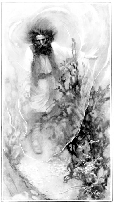 "There Cap'n Goldsack goes, creeping, creeping, creeping, Looking for his treasure down below!"