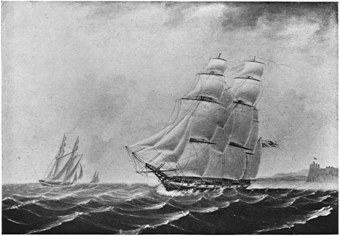 Painting of H.M.S. Apelles.