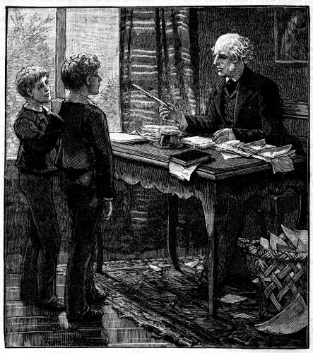 Mr. Rivers had summoned both boys to his study Illustration: Mr. Rivers had summoned both boys to his study