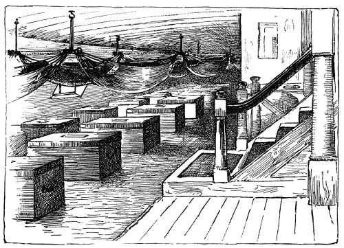 Illustration: Hammocks On Board The Britannia Illustration: Hammocks On Board The Britannia