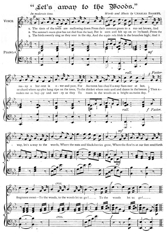 Music - Let's Away to the Woods by Charles Bassett Music - Let's Away to the Woods by Charles Bassett