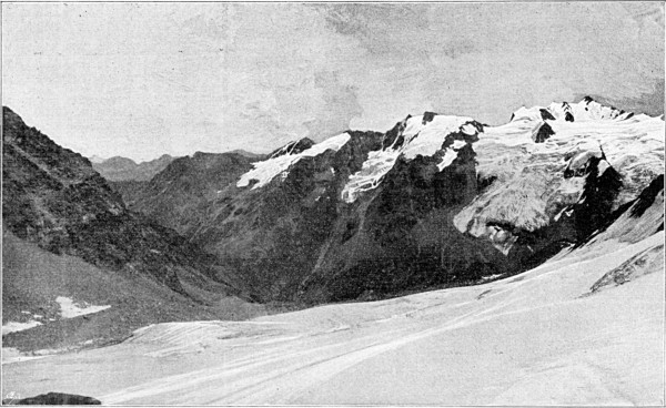 Ghiacciai di Valletta, di Patrì e ramo nord di Money, fra la Punta Vermiana e il Grand St.-Pierre Ghiacciai di Valletta, di Patrì e ramo nord di Money, fra la Punta Vermiana e il Grand St.-Pierre