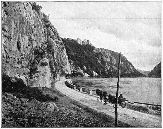 De Donau bij de IJzeren Poort.