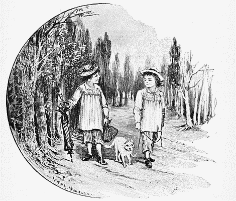 "THE TWINS WITH THEIR WHITE CAT ATTRACTED SOME ATTENTION." "THE TWINS WITH THEIR WHITE CAT ATTRACTED SOME ATTENTION."