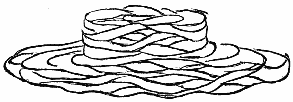 HAT OF PLAITED RAFFIA HAT OF PLAITED RAFFIA