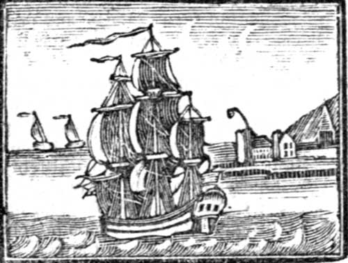 he set sail for these plantations