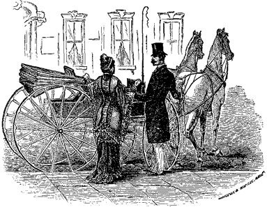 Assisting a Lady into a Carriage Assisting a Lady into a Carriage