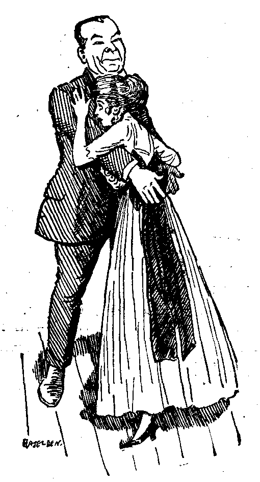 FIRST LOVE; OR THE JEUNE PREMIER.  Bill the Premier Mr. Arthur Bourchier.  Mrs. Pretty Miss Kyrle Bellew.
