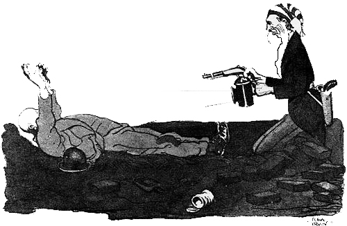 WITH ANOTHER GROAN WIXY RAISED HIS HANDS