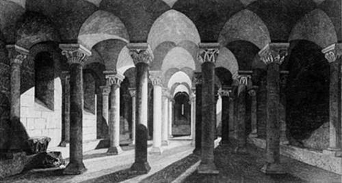 Holy Trinity, Caen. Crypt. Holy Trinity, Caen. Crypt.