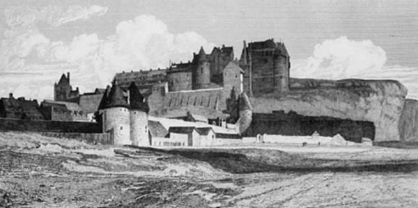 Castle at Dieppe. Castle at Dieppe.