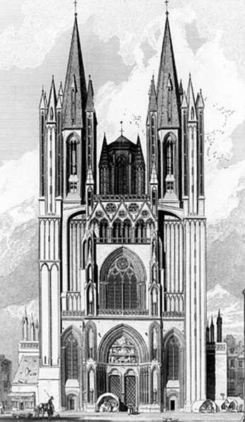 Cathedral Church of Notre Dame, at Coutances. Cathedral Church of Notre Dame, at Coutances.