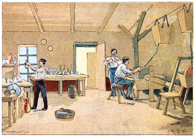 La Fabrication des Verres taillés La Fabrication des Verres taillés