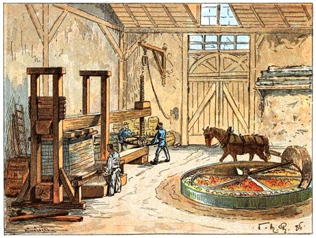 Le Pressoir et le Tour à piler Le Pressoir et le Tour à piler