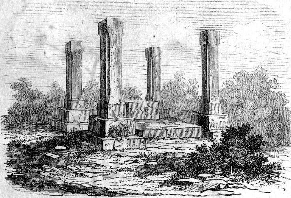 Der sogenannte Königssitz zu Axum. Nach Salt. Der sogenannte Königssitz zu Axum. Nach Salt.