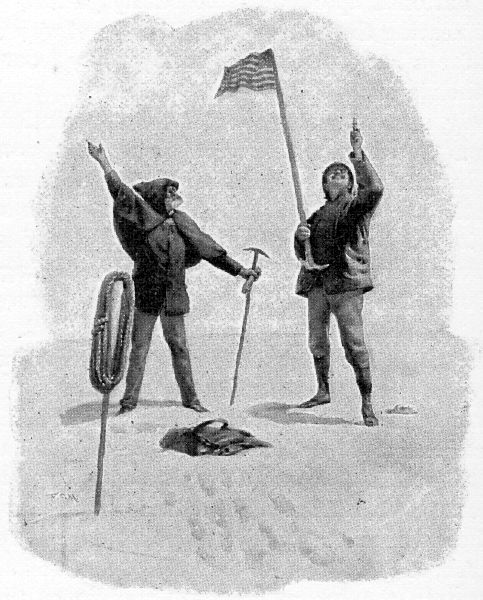 ON THE SUMMIT OF MOUNT ARARAT—FIRING THE FOURTH OF JULY SALUTE. ON THE SUMMIT OF MOUNT ARARAT-FIRING THE FOURTH OF JULY SALUTE.