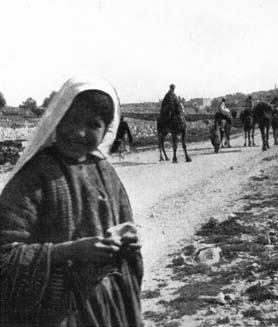 A CRUST IN HER HAND, A GRIN ON HER FACE. A CRUST IN HER HAND, A GRIN ON HER FACE.