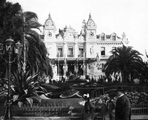 THROUGH THE PARK THAT SURROUNDS THE CASINO. THROUGH THE PARK THAT SURROUNDS THE CASINO.