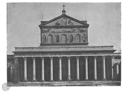 ROMA. BASILICA DE S. PAULO—Fachada principal ROMA. BASILICA DE S. PAULO—Fachada principal