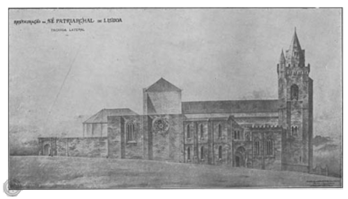 SÉ PATRIARCHAL DE LISBOA—Restauração da fachada lateral-norte SÉ PATRIARCHAL DE LISBOA—Restauração da fachada lateral-norte