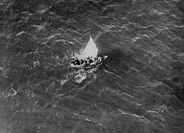 SHE CAME BOWLING ALONG UNDER SAIL