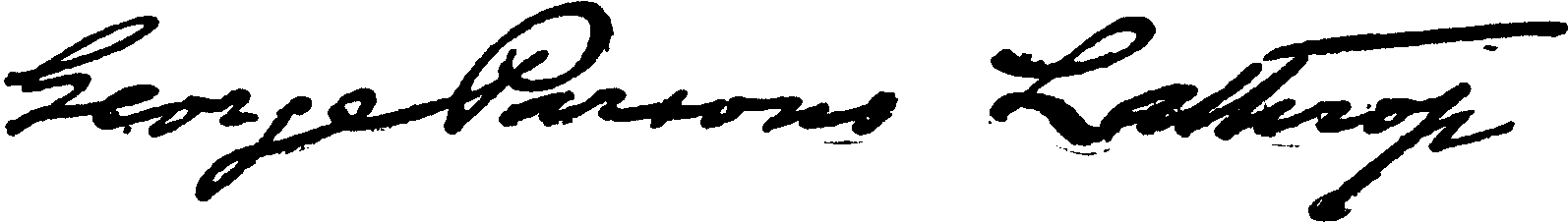 George Parsons Lathrop George Parsons Lathrop