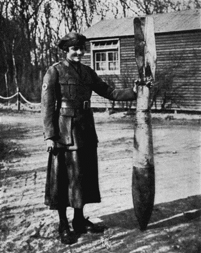 AERIAL TORPEDO DROPPED INTO CAMP