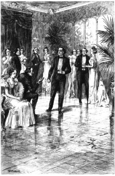 "'Enough, monsieur, enough.'" Original etching by Adrian Marcel.