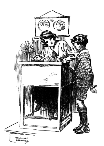 Page 78 William standing beside Miss Drew’s desk.