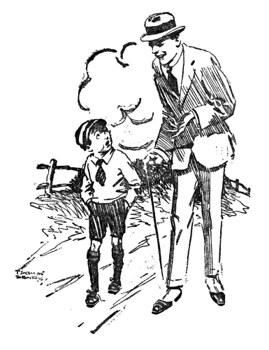 Page 207 James French and William walking along the road.