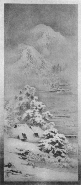 Snow Scene in Kaga, by Kubota Beisen. Plate IV. Snow Scene in Kaga, by Kubota Beisen. Plate IV.
