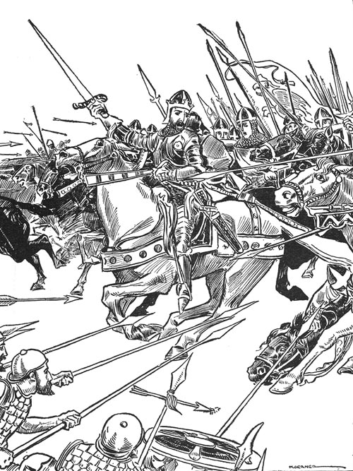 HE LED HIS WARRIORS BOLDLY. HE LED HIS WARRIORS BOLDLY.