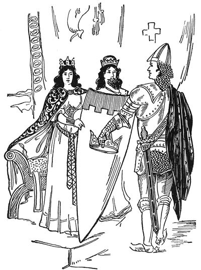 BALIN WAS GIVEN THE CROWN TO WEAR ON HIS SHIELD. BALIN WAS GIVEN THE CROWN TO WEAR ON HIS SHIELD.