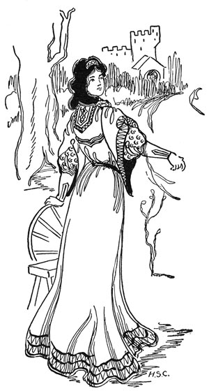 NEXT I SAW A WOMAN SPINNING. NEXT I SAW A WOMAN SPINNING.