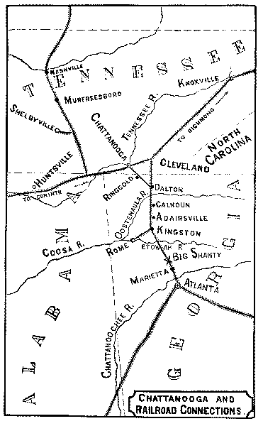 CHATTANOOGA AND RAILROAD CONNECTIONS.