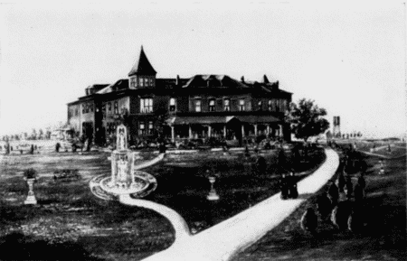 The College is Built at Last. "The College is Built at Last."—Carr-Burdette.