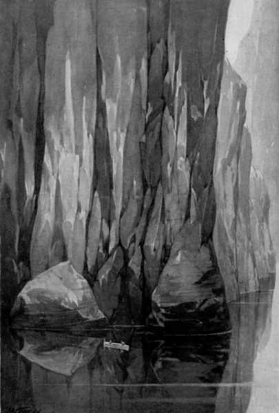 "WE FINALLY REACHED A PRECIPITOUS BLUFF."