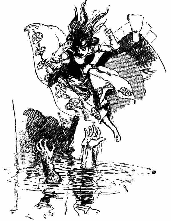 "A GREAT PAIR OF HAIRY ARMS CAUGHT AND DREW HER UNDER" "A GREAT PAIR OF HAIRY ARMS CAUGHT AND DREW HER UNDER"