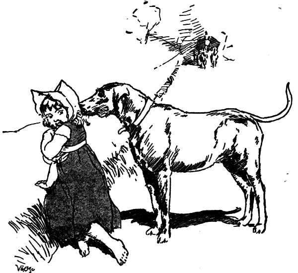 "THE IMPERTINENT DOG CAME STRAIGHT TO THEM" "THE IMPERTINENT DOG CAME STRAIGHT TO THEM"