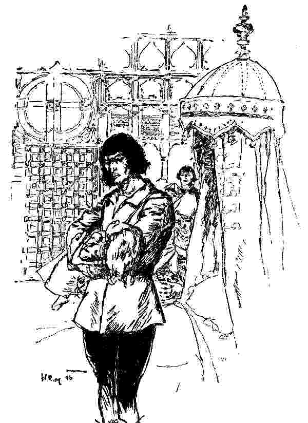 "THE STRANGER LIFTED THE LITTLE FORM IN HIS ARMS" "THE STRANGER LIFTED THE LITTLE FORM IN HIS ARMS"