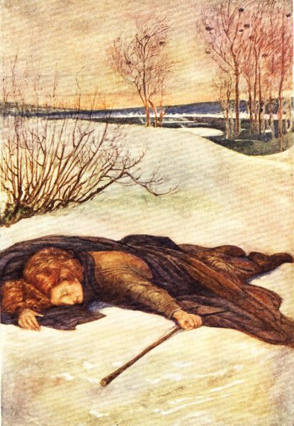 THE CONSTANT LOVER LAY SILENT ON THE SNOW